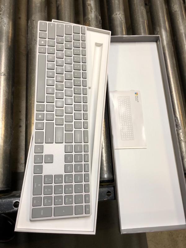 Photo 2 of Microsoft Surface Keyboard, WS2-00025, Silver UNABLE TO TEST