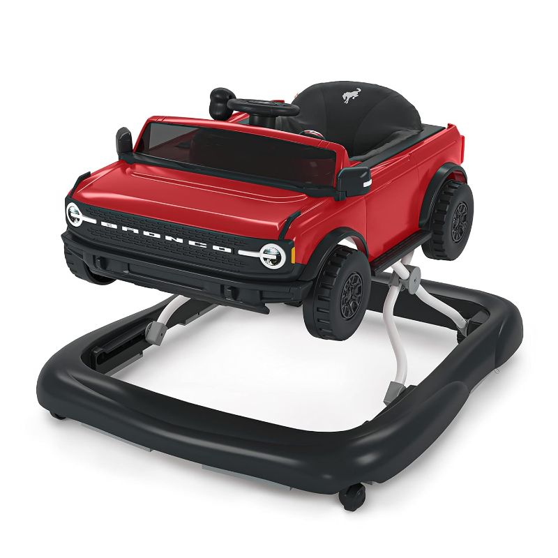 Photo 1 of Bright Starts Ford Bronco Ways to Play 4-in-1 Baby Activity Push Walker, Race Red, Unisex, Age 6 Months + Ford Bronco Race Red