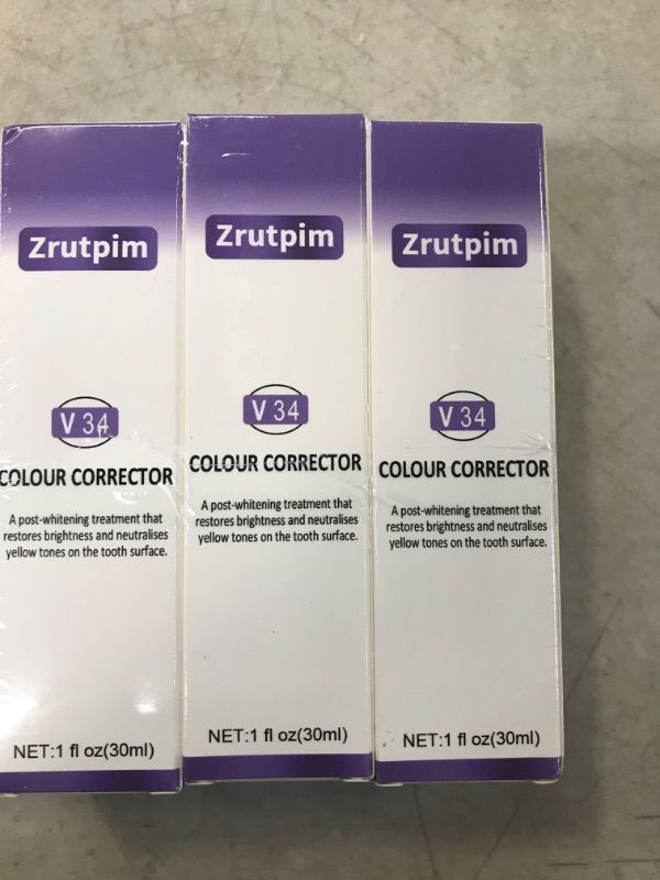 Photo 1 of 3Pcs Purple Toothpaste Whitening,Tooth Colour Corrector Toothpaste, Tooth Stain Removal,Purple Toothpaste,Teeth Whitening Booster