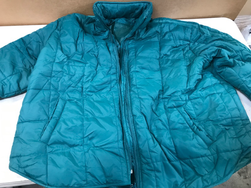 Photo 1 of Gacaky Women's Baggy Lightweight Zip Puffer Jacket Warm Winter Down Coat with Pockets XL