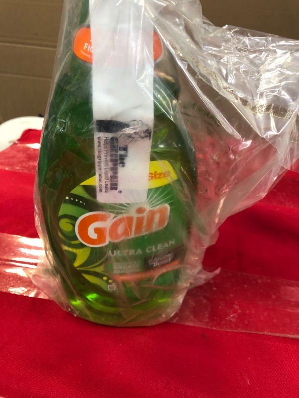 Photo 2 of Gain Ultra Dishwashing Liquid Dish Soap, Original Scent, 38 fl oz Gain Original 38 Fl Oz (Pack of 1)