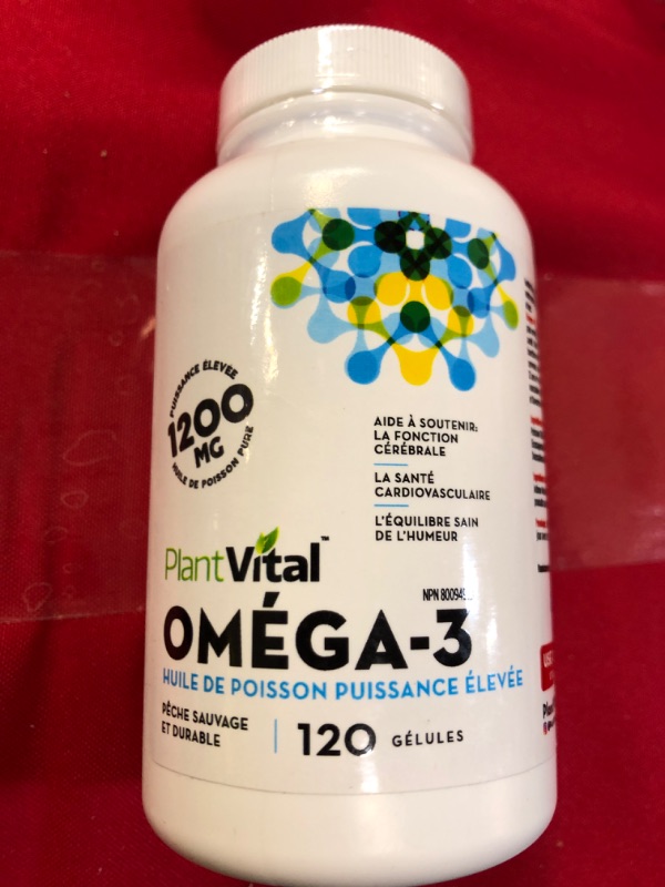 Photo 2 of 
Plantvital Omega 3 Capsules- Pure Norwegian Omega 3 Fish Oil Supplements - Triple Strength- No Fish Flavor- Molecularly Distilled- Cognitive, Joint, Eye,...
