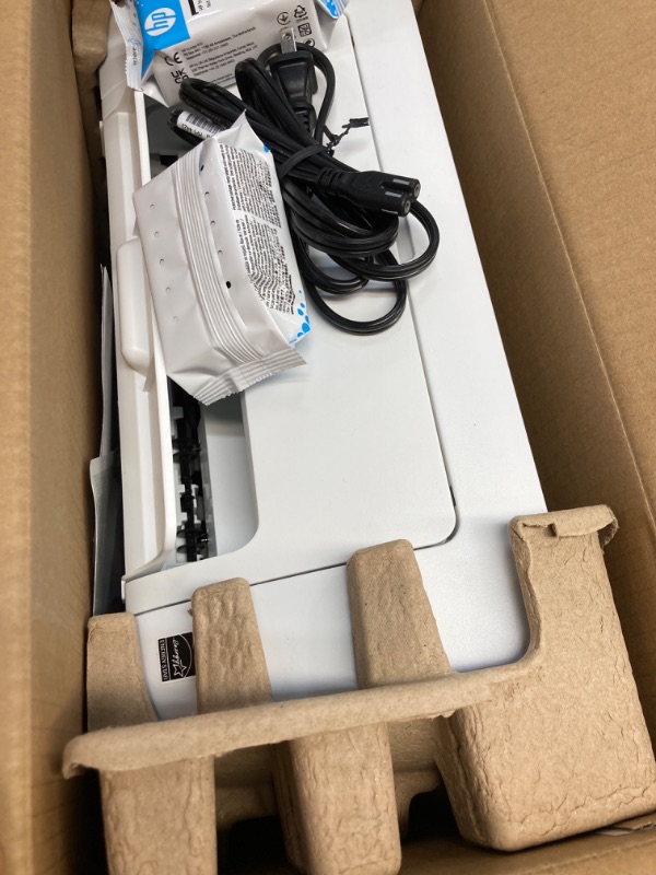 Photo 1 of HP DeskJet 2855e Wireless All-in-One Color Inkjet Printer, Scanner, Copier, Best-for-home, 3 months of ink included (588S5A) New Version