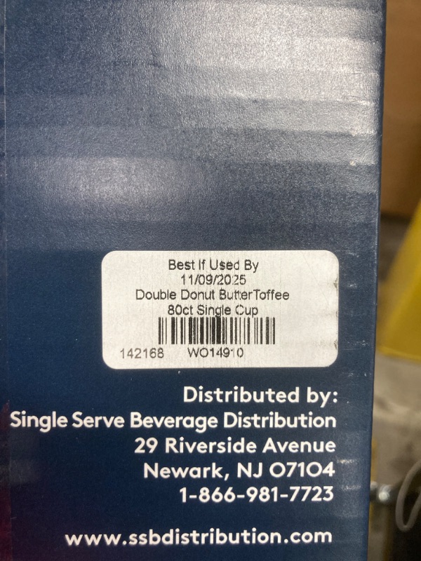 Photo 2 of Double Donut Flavored Coffee Pods,Butter Toffee Coffee, Single Serve Medium Roast Coffee for Keurig K Cups Brewers, 80 Count Butter Toffee 80 Count (Pack of 1)