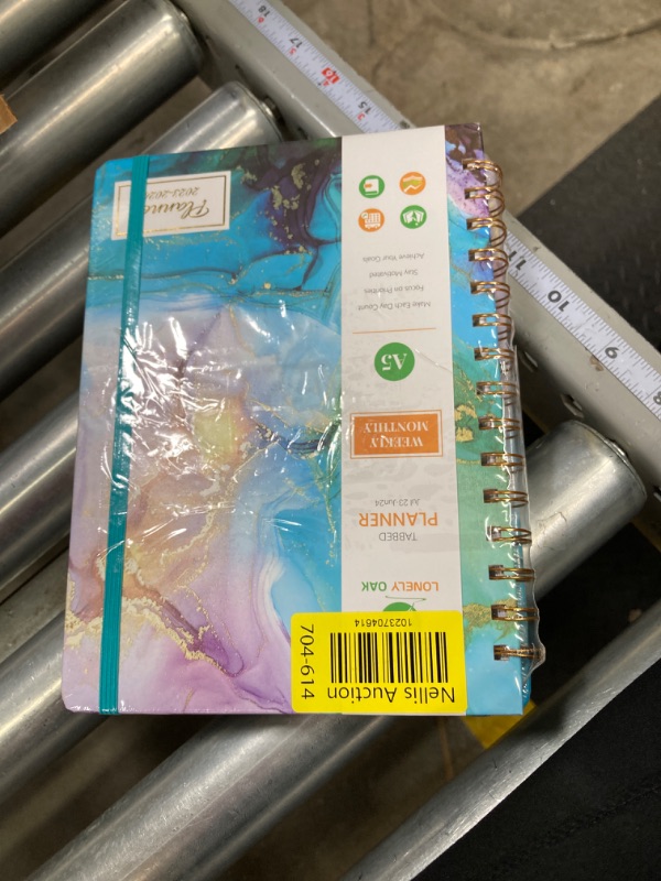 Photo 2 of 2 PACK! Academic Planner 2023-2024, A5 Weekly & Monthly Planner with Tabs, Spiral Daily Planner 2023-2024, Agenda Planner 8.5" x 6.1", Hardcover Student Planner from July 2023 to June 2024