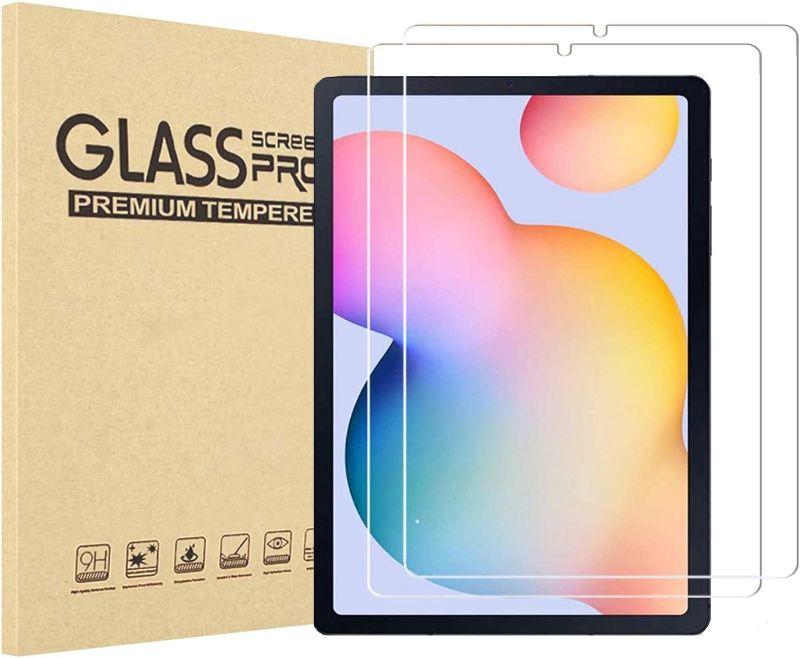 Photo 1 of [2 Pack] Tab S6 Lite Screen Protector,Tempered Glass for Samsung Galaxy Tab S6 Lite 10.4-inch (SM-P615/SM-P610)
