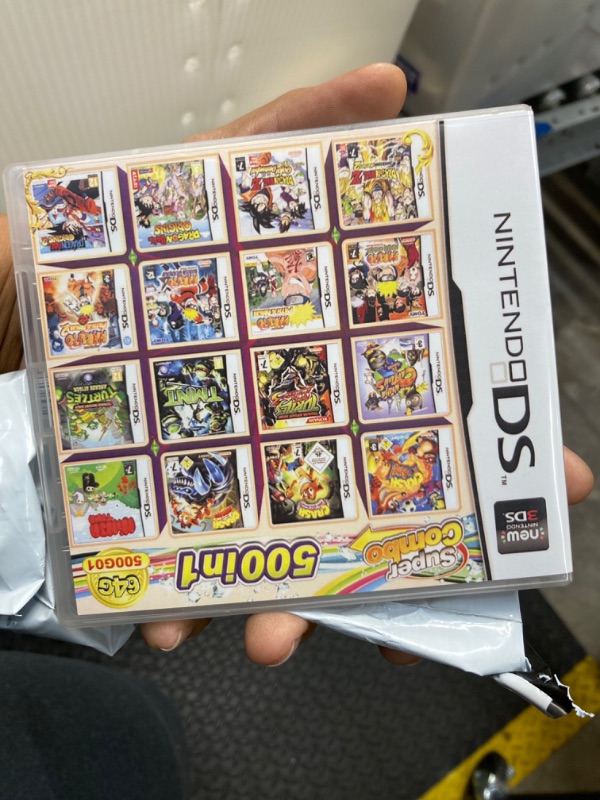 Photo 2 of 
500 Games in 1 DS Game Super Combo Cartuccia DS Games for NDS/NDSL/DSi/DSi XL/DSi LL/3DS/3DSXL/3DSLL/2DS/NEW 3DS/NEW 3DS XL