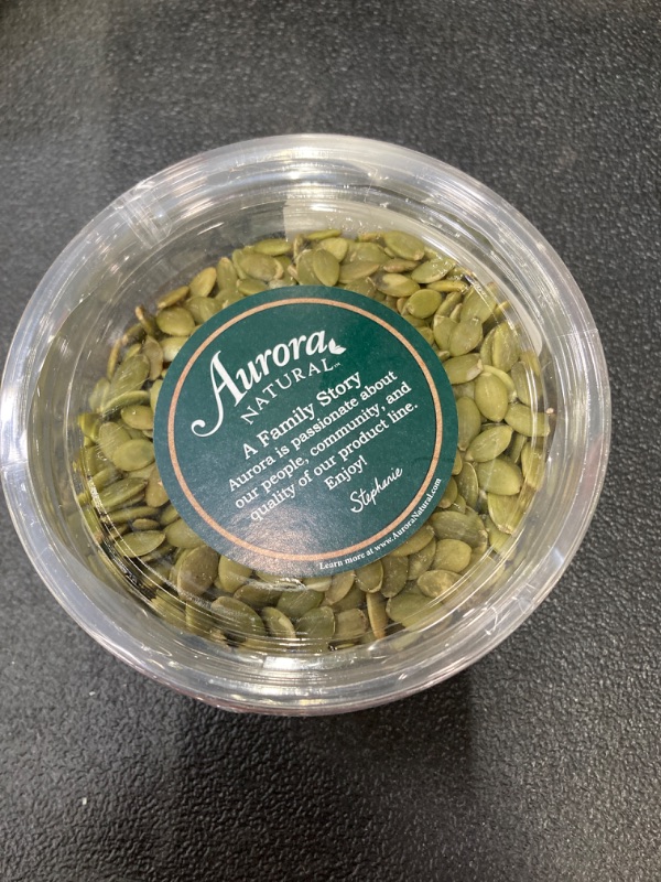 Photo 3 of Aurora Products Organic Raw Pumpkin Seeds - Case of 12/10 oz