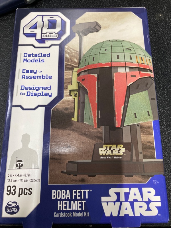 Photo 2 of 4D BUILD - Star Wars Boba Fett Model Kit Puzzle 93pc