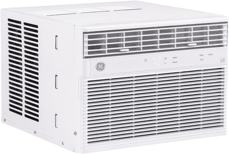 Photo 1 of ***FOR PARTS*** GE Window Air Conditioner 10000 BTU, Wi-Fi Enabled, Energy-Efficient Cooling for Medium Rooms, 10K BTU Window AC Unit with Easy Install Kit, 