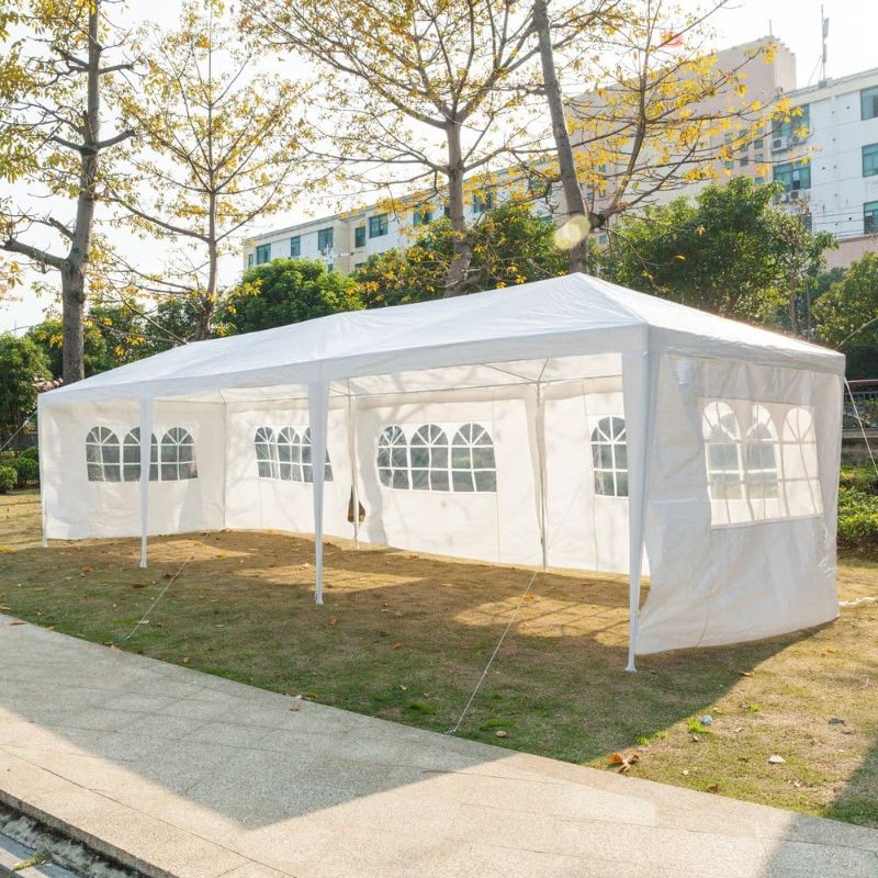 Photo 1 of 10'x30' Party Wedding Outdoor Patio Tent Canopy Heavy Duty Gazebo Pavilion -5