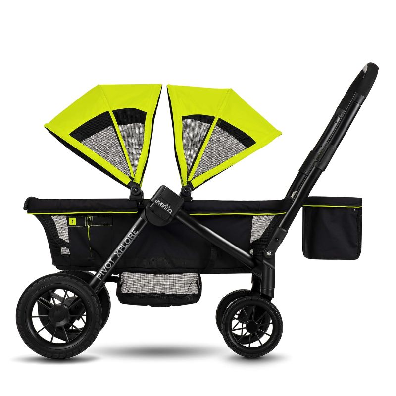 Photo 1 of Evenflo Pivot Xplore All-Terrain Stroller Wagon (Wayfarer Black)