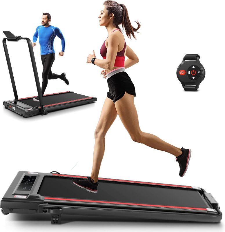 Photo 1 of ANCHEER Treadmills with Incline, 4 in 1 Foldable Treadmill with LED Touch Screen, Under Desk Treadmill, 2.5HP Powerful Walking Treadmill for Home Gym Office with Remote, No Assembly Needed