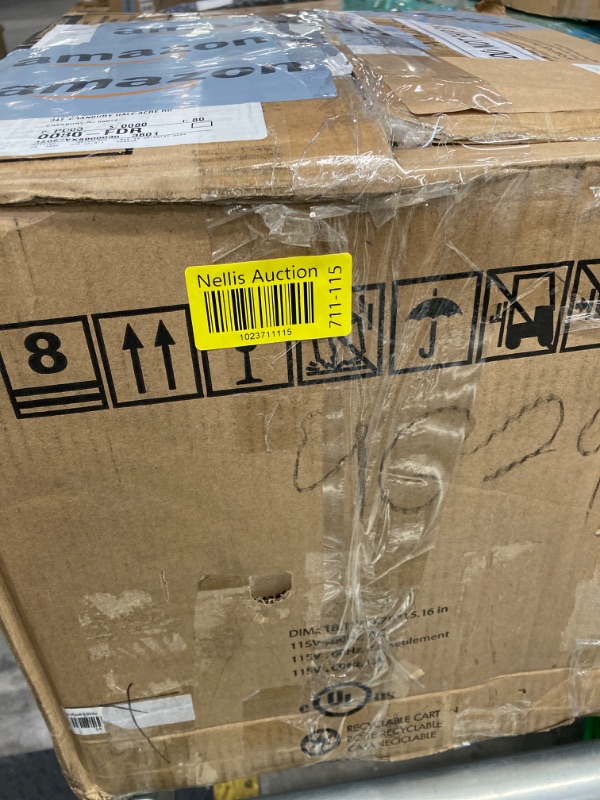 Photo 1 of **PARTS ONLY** Whirlpool 5,000 BTU Window-Mounted Air Conditioner with Dehumidifier, 115V, AC for Rooms up to 150 Sq.Ft. with Mechanical Controls, Washable Filter, and Auto-Restart Mechanical 115V Bright White 5000 BTU