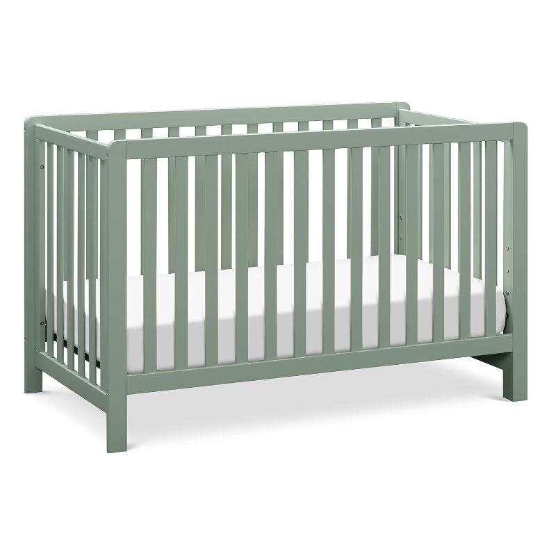 Photo 1 of 
Carter's by DaVinci Colby 4-in-1 Low-Profile Convertible Crib in Light Sage, Greenguard Gold Certified
