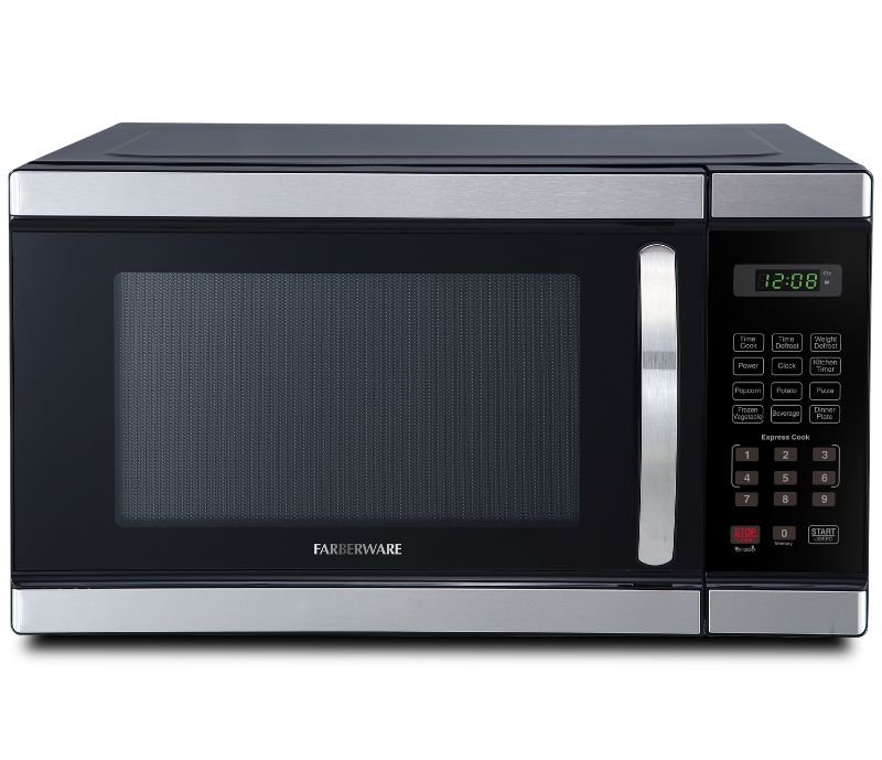 Photo 1 of Farberware Professional 1.1 Cu. ft. 1000-Watt Countertop Microwave Oven, Stainless Steel
