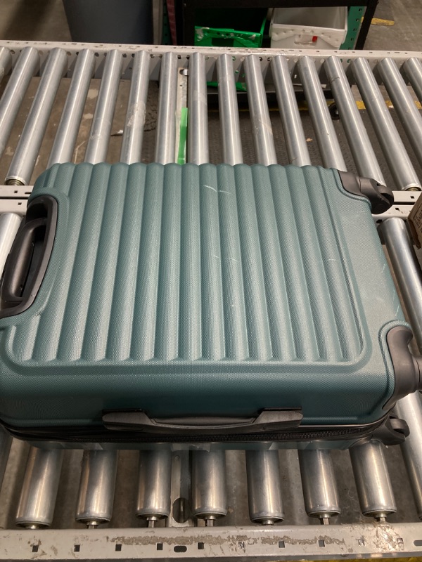 Photo 2 of Hardshell Carry on Luggage 20" Lightweight Hardside Suitcase with Spinner Wheels.(Green)
