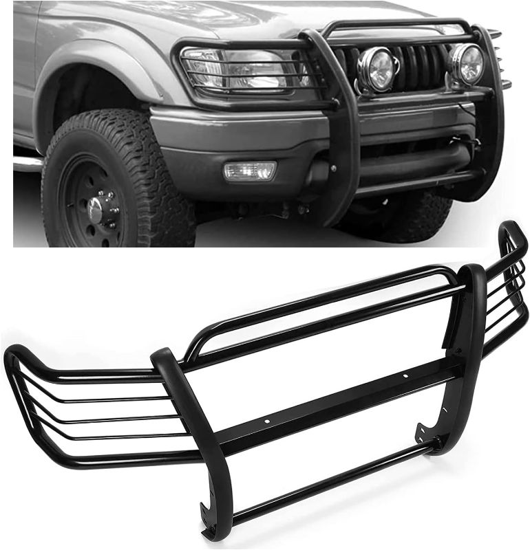 Photo 1 of  Brush Grille Guard Compatible with 1998-2004 Toyota Tacoma Bull Bar Front Bumper Grill Grille Guard ProtectorBrush Push Bar Black Steel Powder Coated
