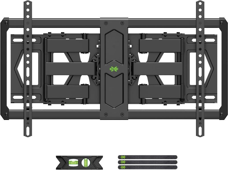 Photo 1 of USX MOUNT Ultra-Slim Full Motion TV Wall Mount for 37-90 inch Flat Screen/LED/4K TV, TV Mount Dual Swivel Articulating 6 Arms Tilt Wall Mount TV Bracket Max VESA 600x400mm, Fits 8/16/ 24Studs