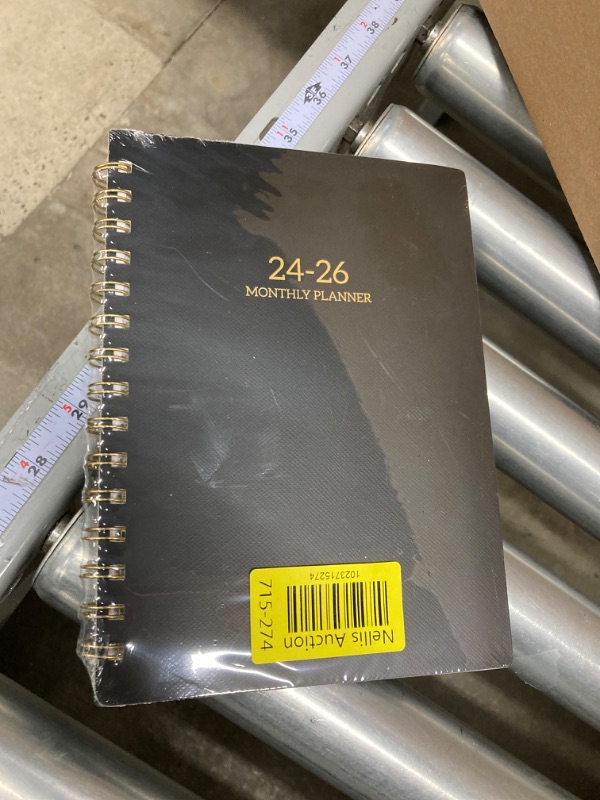 Photo 2 of 2024-2026 Monthly Planner/Monthly Calendar - 3 Year Monthly Planner 2024-2026, 36 Monthly Planner from Jan. 2024 - Dec. 2026, 6.3" x 8.4", 2024-2026 Calendar Planner with Tabs + Double-side Pocket + Notes Pages - Black