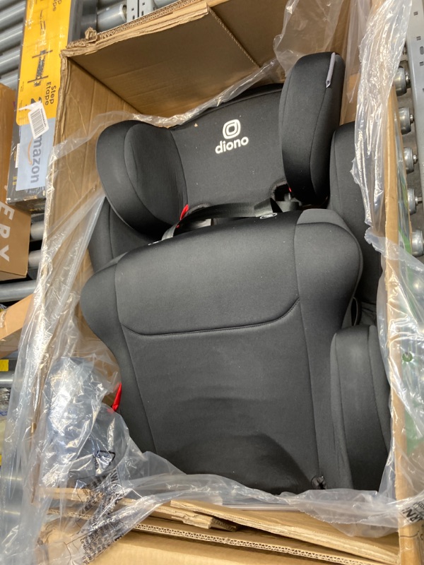 Photo 2 of Diono Cambria 2 XL 2022, Dual Latch Connectors, 2-in-1 Belt Positioning Booster Seat, High-Back to Backless Booster with Space and Room to Grow, 8 Years 1 Booster Seat, Black NEW! Black