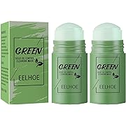 Photo 2 of  Mask Stick, Green Tea Mask Stick, Mask Stick, Deep Cleanse Green Tea Mask, Green Solid Oil Control Cleansing Mask, Mask Stick for Blackheads and Pores (2PCS)