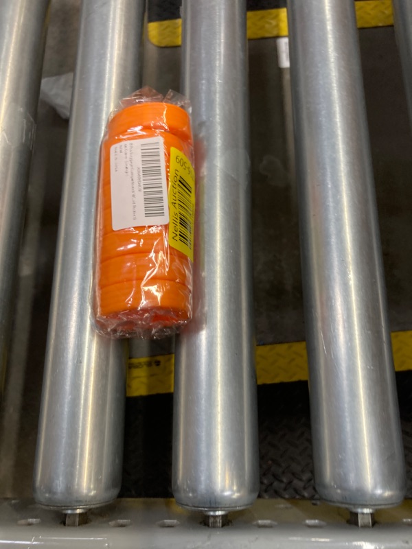 Photo 1 of 8 Pcs Luggage Compartment Wheel Protection Cover, Luggage Wheels Cover, Luggage Wheels Silent Protection Cover?orange?