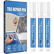 Photo 1 of 3Pcs Tile Grout Pen Tile Repair Pen White Tile Paint Marker Waterproof Marker Grout Repair Pen for Wall Floor Tile Tile Paint Marker