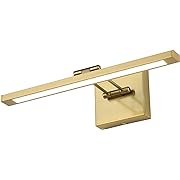 Photo 1 of  Picture Light Brass Dimmable Modern LED Light for Pictures 15.7 Inch Long Swing Arm Art Lighting for Paintings Warm White 3000K Gallery Wall Light
