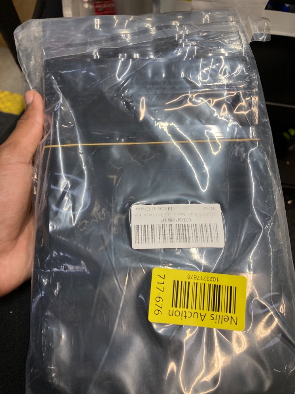 Photo 1 of 100PCS Smell Proof Mylar Bags Holographic Packaging Pouch Bag with Clear Window,6.3x9.4inch Resealable Ziplock Foil Pouch Bags for Food Storage, Candy, Jewelry, Electronics Storage (Black) 6.3x9.4inch Black