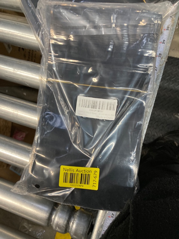 Photo 1 of 100PCS Smell Proof Mylar Bags Holographic Packaging Pouch Bag with Clear Window,6.3x9.4inch Resealable Ziplock Foil Pouch Bags for Food Storage, Candy, Jewelry, Electronics Storage (Black) 6.3x9.4inch Black