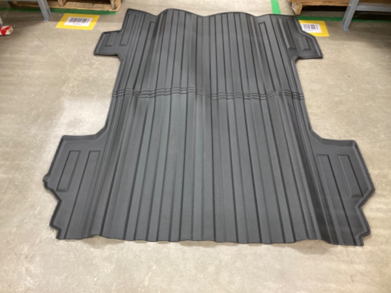 Photo 1 of CARESA Truck Bed Mat 5'8'' for 2019-2024 Chevy Silverado/GMC Sierra 1500 Accessories(Not Fit 6'7'', 8Ft), High Edge All Weather TPE Thickness Liner for Pickup Cargo Mat
