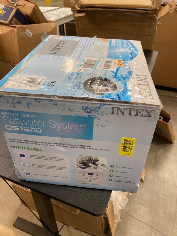 Photo 3 of Intex 120V Krystal Clear Saltwater System 15000 Gallon Swimming Pool Chlorinator