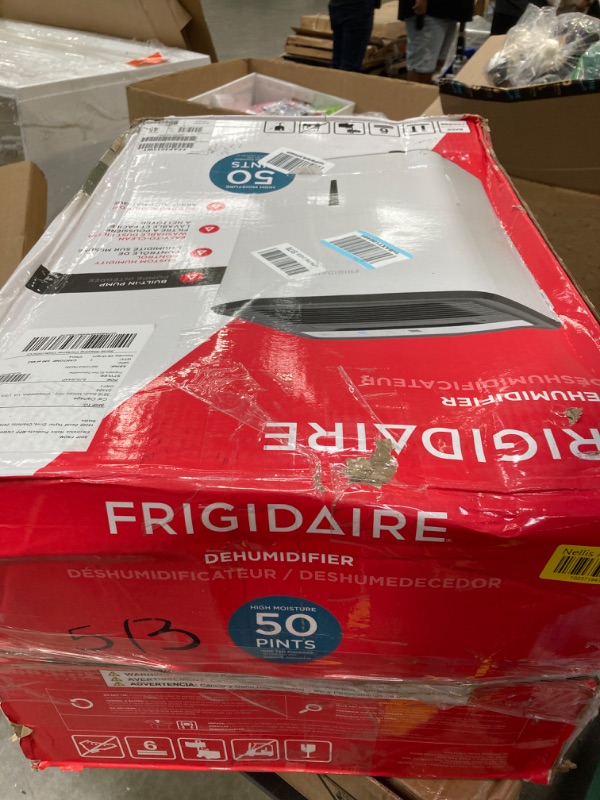 Photo 3 of ***SEE NOTES***Frigidaire 50 Pint Dehumidifier with Pump. 4,500 Square Foot Coverage. Ideal for Large Rooms and Basements. 1.7 Gallon Bucket Capacity