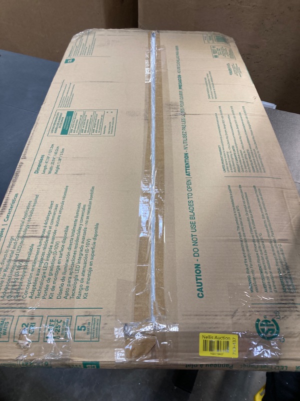 Photo 1 of Lithonia Lighting CPX 2X4 ALO8 SWW7 M2 LED 2 ft. x 4 ft. Flat Panel Ceiling Light Fixture for Shop Lighting & Home Improvement, Adjustable Light Output 3800-6200 Lumens, 3500K-5000K Switchable CCT 3500K | 4000K | 5000K 2 ft. x 4 ft. Switchable Lumens spac
