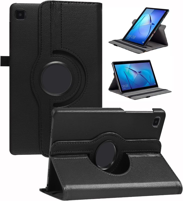 Photo 1 of (4PACK) Rotating Case for Samsung Galaxy Tab A7 Lite 8.7 Inch 2021(SM-T220/T225/T227) - 360 Degree Rotating Multi-Angle Viewing Folio Stand Case for Galaxy Tab A7 Lite 8.7" 2021 (Black)