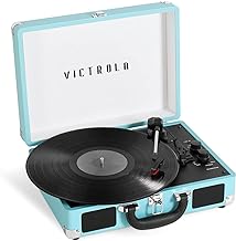 Photo 1 of ***DOES NOT WORK PROPERLY*** Victrola Journey+ Bluetooth Suitcase Record Player, Turquoise (VSC-400SB-TRQ-SDF)