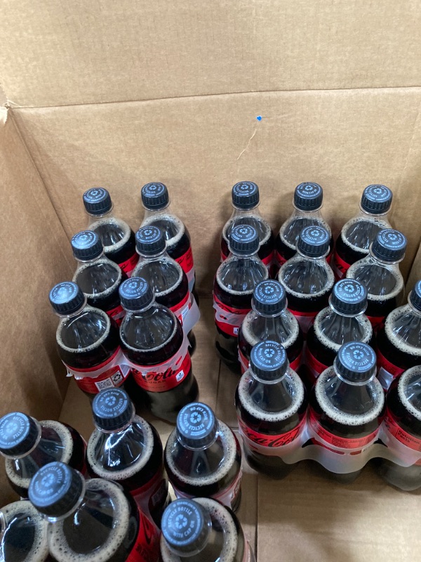 Photo 2 of (4PACK) Coke Zero Sugar Diet Soda Soft Drink, 16.9 fl oz, 6 Pack