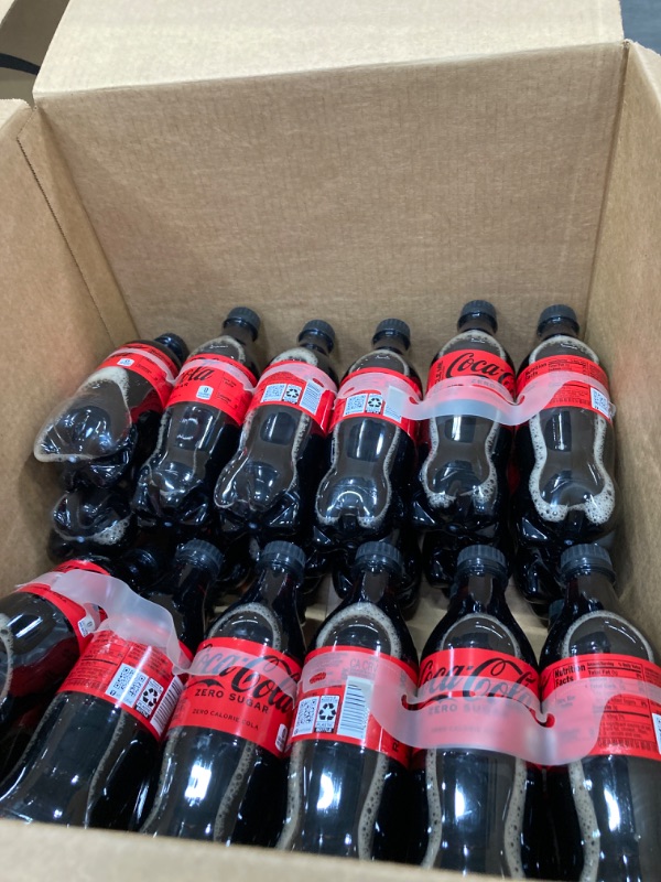 Photo 2 of (4PACK)Coke Zero Sugar Diet Soda Soft Drink, 16.9 fl oz, 6 Pack