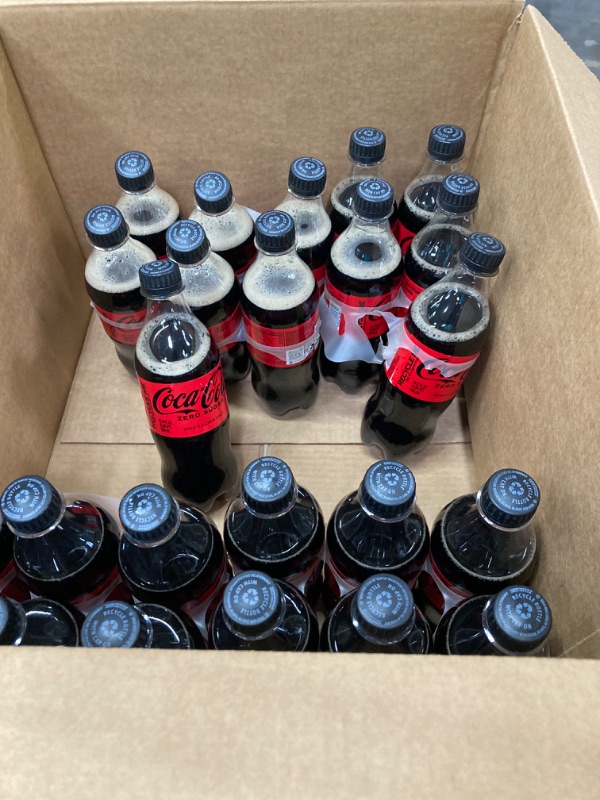 Photo 2 of (4PACK) Coke Zero Sugar Diet Soda Soft Drink, 16.9 fl oz, 6 Pack