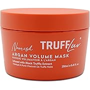 Photo 1 of | Nourish Collection Argan Volume Mask, Infused with Black Truffle Extract, Lightweight Thickening & Volumizing Hair Mask, Restores Vitality & Builds Body, Paraben Free, Sulfate Free, 250ML