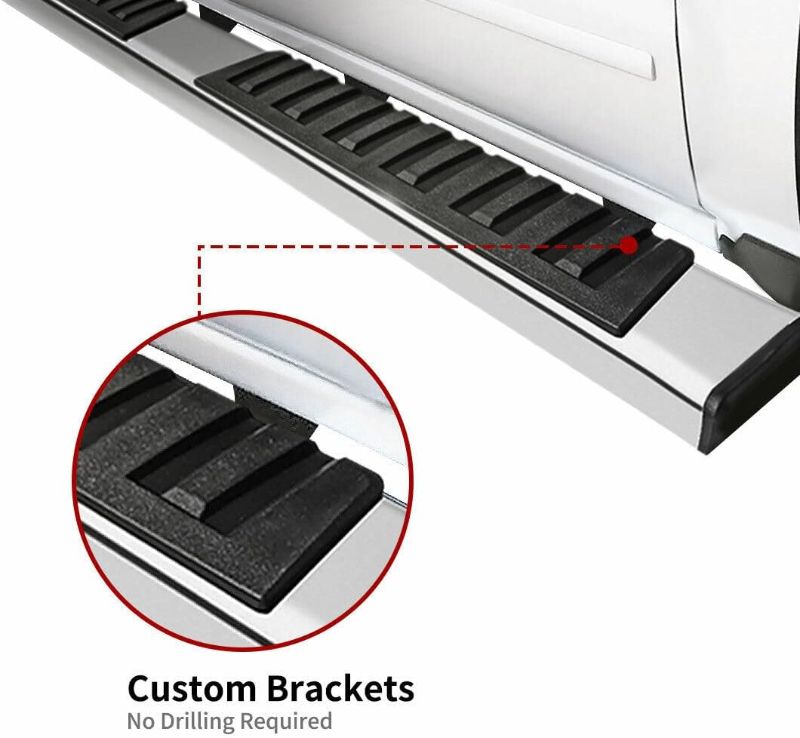 Photo 1 of Aluminum Side Running Boards, Truck Side Steps Nerf Bars L+R 