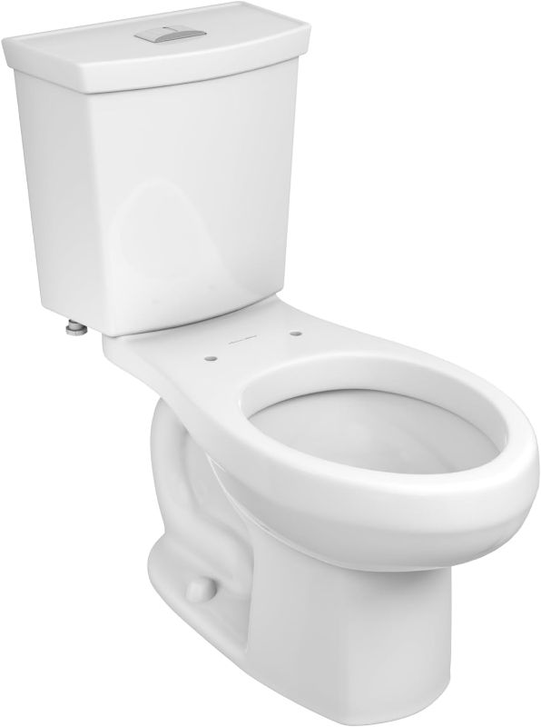 Photo 1 of American Standard 2887218.020 H2Option Two-Piece Toilet, Elongated Front, Standard Height, Dual Flush, White, 0.92 - 1.28 gpf
