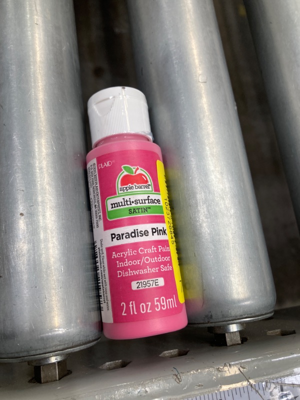 Photo 1 of Apple Barrel Multi Surface Acrylic Paint, 2 oz, Paradise Pink 2 Fl Oz exp 