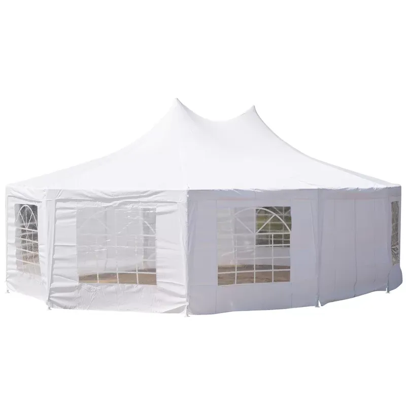 Photo 1 of  partial set.................. 29.21 ft x 21.33 ft Outsunny Party Tent, Wedding Tent with Sidewalls, Heavy Duty Event Tent with 2 Doors and 6 Windows, Outdoor Gazebo Tent for Party  only 1 box 