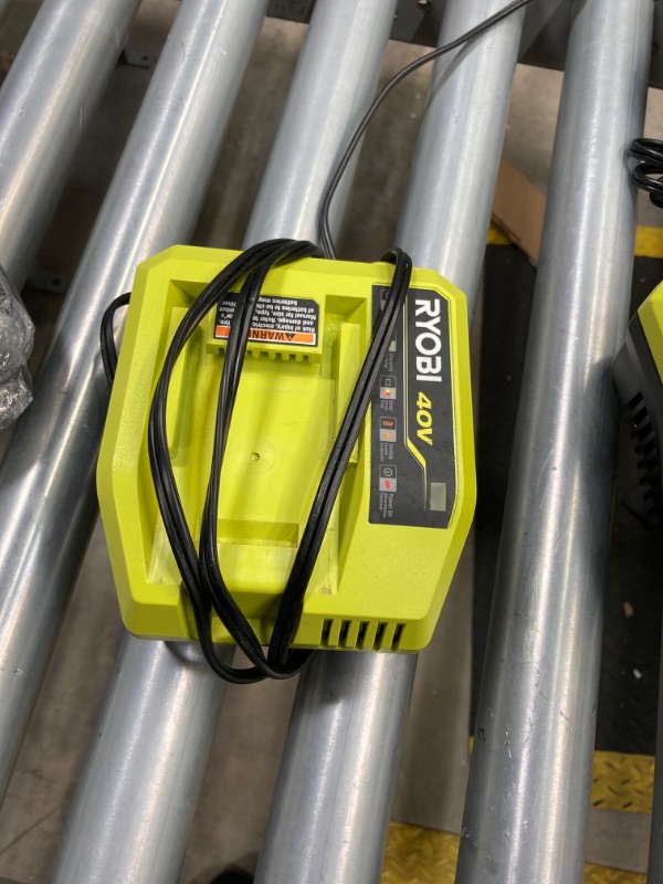 Photo 2 of ***(CHARGER ONLY)***
RYOBI 40 Volt Lithium-Ion 4.0 Ah Battery and Rapid Charger 