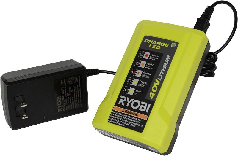 Photo 1 of RYOBI GEN2 Lithium-ion 40 Volt 40v Slim Line Compact Battery Charger OP404 0