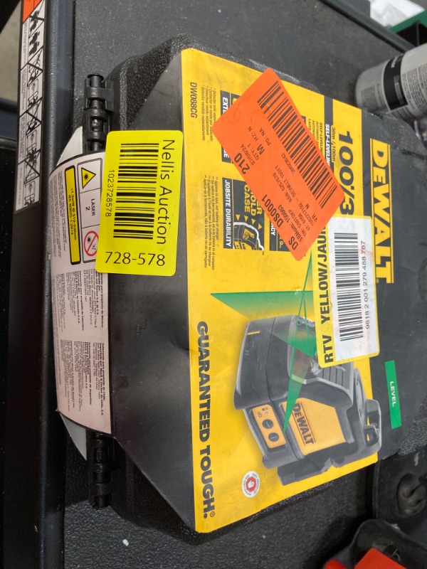 Photo 2 of DEWALT Level, Cross Line Laser, Green (DW088CG) Green One Size