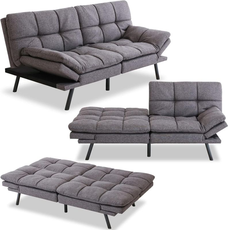 Photo 1 of MUUEGM 267FA-DGY Sofabed, Medium, Gray-01