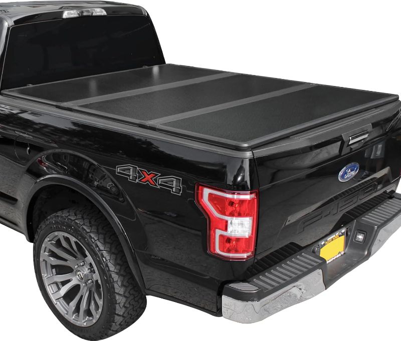 Photo 1 of Hard Shell Folding Truck Bed Tonneau Cover|Fits 2015-2024 Ford F150 5'5"Bed (66")
